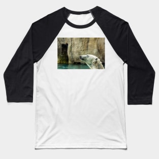Head of Polar bear Baseball T-Shirt